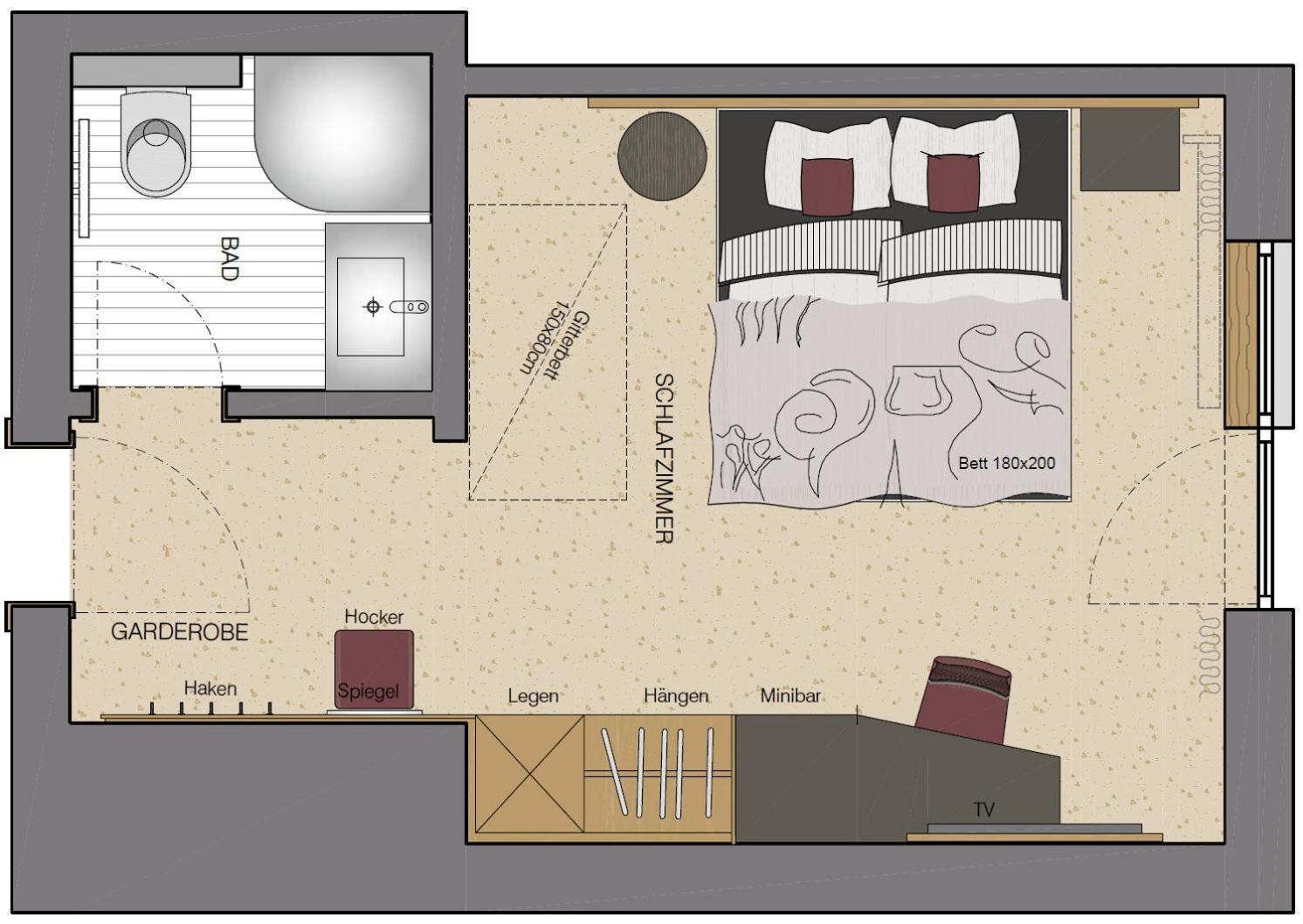 Aparthotel Bergland เซิลล์ ห้อง รูปภาพ